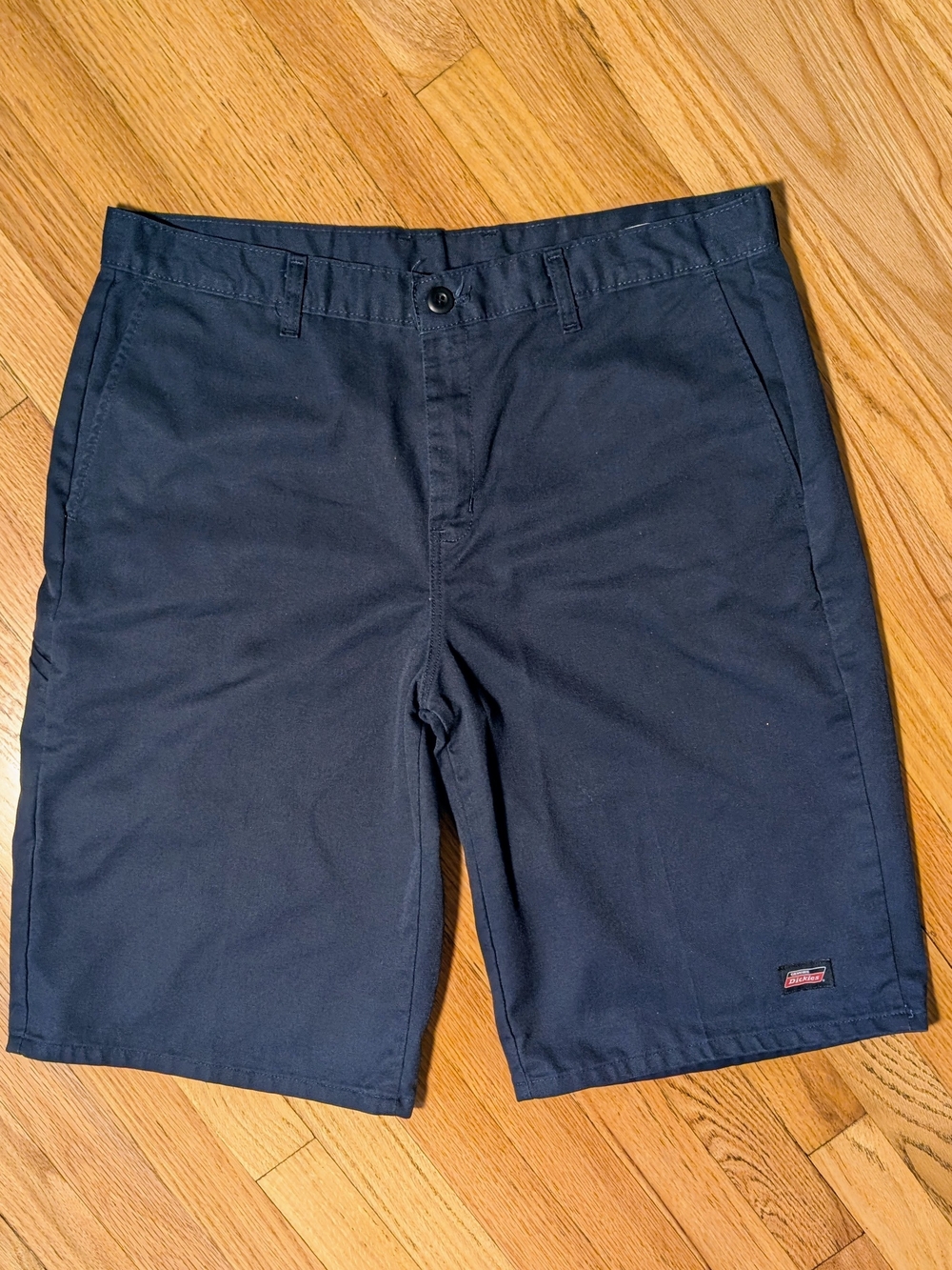 🩳 Dickies Men's Navy Blue Long Work Shorts Size 36 2012 Skater Workwear